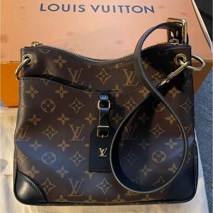 Louis Vuitton Monogram Odeon PM Black